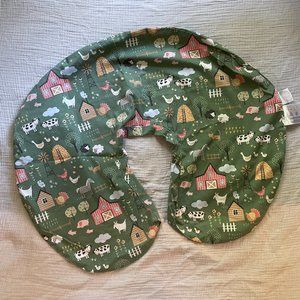 Boppy  |  Nursing Pillow Cover  |  Green Farm